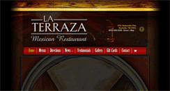 Desktop Screenshot of laterrazamexicanrestaurant.com